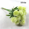 Fleurs décoratives 5 pièces 26 cm vert fausse fleur artificielle soie pissenlit classique réel toucher décor fête mariage maison approvisionnement