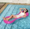 Matelas de piscine pour adultes flotteurs chaise longue flottante sièges PVC gonflable eau hamac fête de l'eau tapis de couchage radeau Alkingline