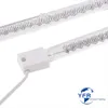 Parts 350 mm 1000W Élément de chauffage en quartz en revêtement blanc Réfacteur HALOGE TUBE COURT REVEUR CHORD IR EMITTER INFRARED lampe pour animal de compagnie Hine