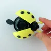 Härlig barn Beetle Ladybug Ring Bicycle TreelBar Bell för cykelcykelcykel Ride Horn Alarm Bike Trumpet Horn gratis frakt