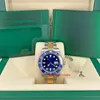 Mechanical Mens Rolx 41mm Blue Dial Unworn 2023 Fashion automatic waterproof sapphire X