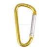 46mm mini D Anneau Mousqueton Anneau Porte-clés Porte-clés Camp Snap Clip Crochet Porte-clés Randonnée Aluminium Métal Acier Inoxydable Randonnée Camping