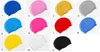 Waterproof Silicone Swimming Caps Man Woman Mens Adult Kids Ear Hair Protection Swim Bathing water Pool sports Elastic Rubber hat accessary