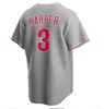 Maglia personalizzata S-4xl Trea Turner Bryce Harper Michael Lorenzen Bryson Stott Kyle Schwarber Nick Castellanos J.t. Realmuto Zack Wheeler