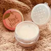 Powder Peach Loose Powder Facial Beauty transparent matte waterproof Setting Honey powder