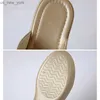 Plattform Sandaler Kvinnor Glitter Luxury Golden Summer Shoes for Women Party Sandals Ladies Wedges Bekväm stor storlek 42/43 L230518
