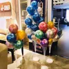 Andra evenemangsfestleveranser 1 2Set Column Balloon Stand för Baby Shower Birthday Wedding Decoration Eid Baloon Arch Kit Pump Clip Ballonger Tillbehör 230603
