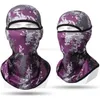 Balaclava Face Mask Motorcycle Bicycle Summer Cooling Windproof Camouflage Cycling mesh gauze tactical Army Airsoft Dress Up CS Protective Ice silk Beanie hat