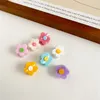 8Pcs/Set Colorful Baby Girls Mini Hair Claw Clips Flower Hair Bangs Pin Hair Accessories Clips for Girls Baby Toddler