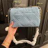 Flap Denim Sacs Designer Marque Totes Chanis 2023 Bandoulière S Sacs à main 19 Mode Épaule Haute Qualité Sac Femmes Lettre Bourse Téléphone Cadeau