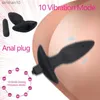 Butt Plug vibrador Anale Vibrators Voor Vrouwen Seksspeeltjes Volwassenen Sextoy Mannelijke Prostaat Massager buttplug erotische speelgoed dilatador anale sex L230518