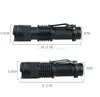 5 Colors Flash Light 7W 300LM flashlight Q5 LED Camping Flashlights Torch Adjustable Focus Zoom waterproof flashlight Lantern Aluminium Alloy lamp lights sk68