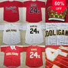 Xflsp GlaMit Mens Hooligans 24k Bruno Mars Bianco Awards Gessato Jersey 100% Cucito Bottone Cucito Maglie Da Baseball A Buon Mercato All'ingrosso S-3XL