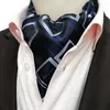 Bow Ties Gentleman Style Large Pattern Polyester Jacquard Men's Scarf Vintage Tie Business Casual Men Trendy Cravat