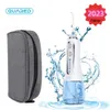 Andere Mondhygiëne 5 Modus Monddouche USB Oplaadbare Tandzijde 300ml Draagbare Waterflosser Jet Bag h2flosser Blauw 230602