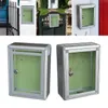 Trädgårdsdekorationer väggmonterad postlåda Spaper Letterbox Multi Funktionell dekorativ metallpostlåda för utomhus kommersiell användning 230603