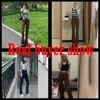 Capris Lucy Ver Vintage Brown Bloud Sheans Jeans Women's Spring/Summer 2022 HIGH WAIST DENIMズボン