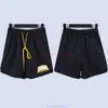 Designer Short Fashion Casual Kleding Strandshorts Rhude Springsummer New Mens Letter Embroidery Micro Label Lichtgewicht Shorts Loose Casual Heren Dames Sport C