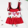 Slutförsäljning !! 3-8y One Piece Sommarstrandkläder Design Baby and Girls 'Barns badkläder - SW139 P230602