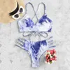 Kvinnors badkläder plus storlek badkläder kvinnor bikinis set solid baddräkt två stycken fylld bh strandkläder bikinis uppsättningar för tonåringar j230603