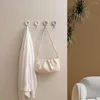 Hooks Coat Hook 4Pcs Durable Solid Color Moisture-proof Wall Mounted Bag Door Towel Hanger Kitchen Accessories