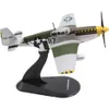 Modèle d'avion nord-américain P-51 Mustang avion de chasse monoplace 172 avions militaires 25cm modèle alliage Aviation Collection Souvenir 230602