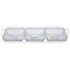 Storage Bottles Serving Tray Platter Divided Plate Organizer Candy Fruit Party Snack Fruits Container Dishes Lunch Dried Appetizer Bowl