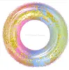 Nouveaux tubes d'anneau de bain pour enfants flotteurs de piscine enfants adultes bouée de bain matelas beignet anneau de natation flottant accessoires de sport nautique plage cercle jouets 60-100cm Alkingline