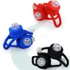 Silicone vélo feux arrière étanche sécurité vélo arning lumière lampe led coloré vélo phares clignotant vélo accessoires lampe de poche