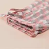 Kvinnors sömnkläder M-4XL Casual Plaid Cotton Pyjamas Pants for Women Lose Spring Autumn Trousers Ladie's Nightwear Home Pijama Pant