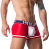 Cuecas cintura baixa de algodão sexy gay masculino boxer homme masculino boxers cuecas