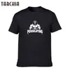 Camisetas Masculinas TARCHIA Powerlifters Camisetas Masculinas de Qualidade Estampadas Manga Curta O Neck T-shirts Mens Trend Pano