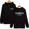 Luvtröjor herr Eurovision 2023 Hoodie med dragkedja Långärmad Streetwear Dam Herr Sweatshirt Song Contest Par Bär modekläder