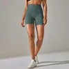 Yoga Shorts Women Fiess Shorts Running Cycling Shorts Coolness Breattable Sport Ventilate Leggings High midje Summer Workout Gym Shorts för sommaren
