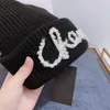 Classic Designer Hat Fashion Luxury 2023 New Round Top 100% Cotton Knitted Hat Winter Women's Youth Warm Upscale Hat
