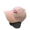 YENİ MENS P Mektup Beyzbol Kapağı Tasarımcı Sunvisor Street Soath Unisex Ayarlanabilir Dome Mektup Nakış Deseni Moda Yetişkin Şapkası 5 Renkli Parti Hediyesi