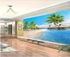 Wallpapers 3d Wallpaper Custom Mural Po Beautiful View Coconut Tree TV Background Wall Home Decor Murals For Walls 3 D