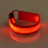 LED Cycling Running Light Shine Flash Glowing Armband Arm Belt Band Handrem Armband Arvband Säkerhet Reflekterande för sportnatt