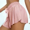 Skirts Summer Running Shorts Women 2 In 1 Marathon Quick Dry Shorts Gym Loose Sport Shorts Breathable Shorts Tennis Skirt Girls 230603