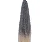 30 -дюймовые извращенные массовые волосы вязание крючком Синтетический хвост разнообразные стили естественный вид Идеально подходит для всех случаев без усилий шикарно и стильно