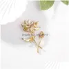 Broches Broches Lotus Broche Femelle Haut De Gamme Exquis Cheongsam Accessoires Style Chinois Rose Pour Les Femmes Cadeau Drop Delivery Bijoux Dht5H