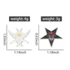 Broches Punk Diable Épingles En Émail Noir Monstre Blanc Ange Broche Insignes De Revers Jewelfy Cadeau Pour Les Amis