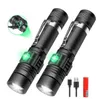 Lampes de poche LED Torche ultra lumineuse XML T6 Lampe de camping 3 Modes 1200 LM Zoomable Bicycle Light utiliser 18650 batterie Tatical mini torches lampe