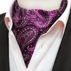 Bow Ties Gentleman Style Large Pattern Polyester Jacquard Men's Scarf Vintage Tie Business Casual Men Trendy Cravat