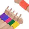 outdoor sports fitness Wrist sweat band gym exercise Training wristbands terry elastic Wrist Support towel wrist guard wholesale