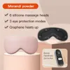 Eye Massager 3D Smart Eye Massager Vibration Heating Eye Mask Relieve Fatigue Dark Circle Dry Eye Acupuncture Therapy Eye Massage Instrument 230602