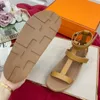 2023 catwalkshow nieuwe zoetste coole sandalen vrouwen sandalen dikke zool vamp head layer kalfsleer maat 35-42
