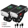 T6 LED Bike Head Light USB Rechargeable MTB Mountain Bicycle Front Lamp 1000LM 10W Cycling Flashlight Lantern 6 mode waterproof Bicycle Lamps Accessories