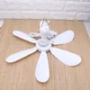 Gadgets AC 220V 20W 6 Leaves One Speed 20.4in Ceiling Fan mini Fan Dormitory Hanging fan with 1.8m Power Cable On Off Switch
