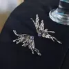 Eleganti orecchini a farfalla di perle per le donne 2023 nuovi orecchini di zirconi alla moda orecchini versatili regalo di gioielli Brincos